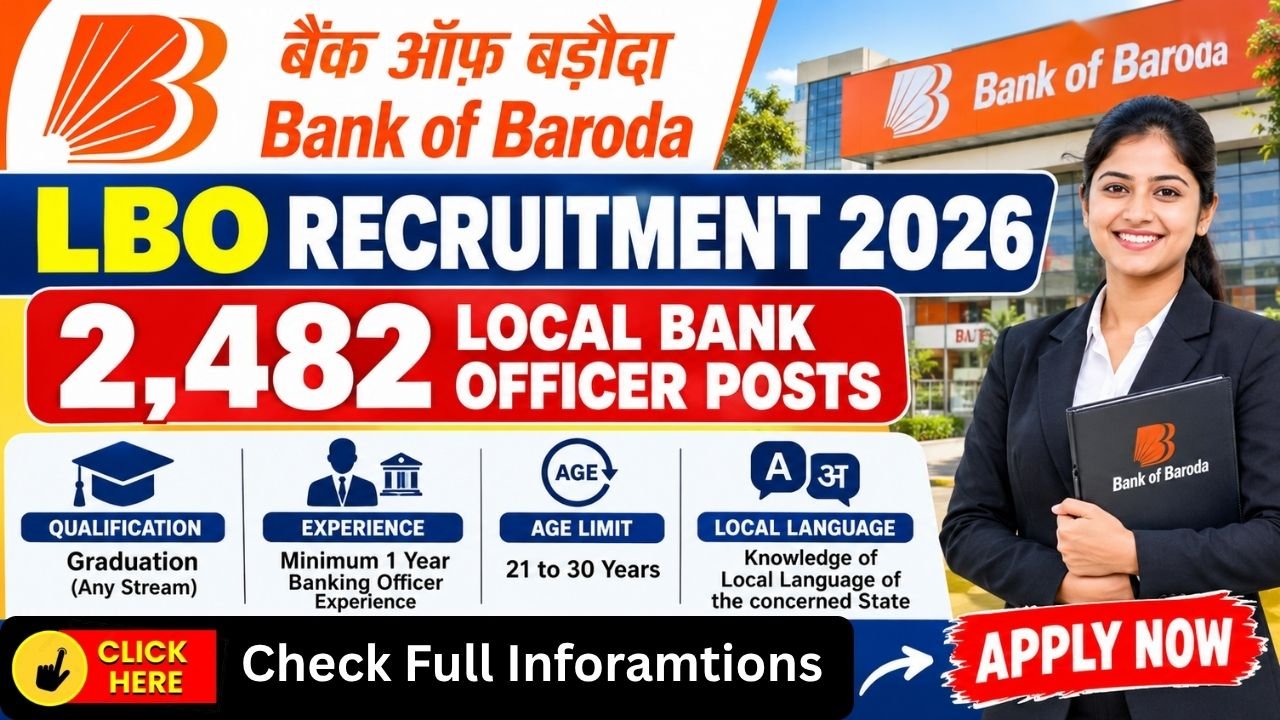 Bank of Baroda LBO Recruitment 2026